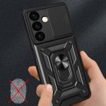 Carcasa Hybrid Armor CamShield compatibila cu Samsung Galaxy S24 Plus Black 9 - lerato.ro