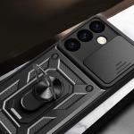 Carcasa Hybrid Armor CamShield compatibila cu Samsung Galaxy S24 Plus Black 5 - lerato.ro