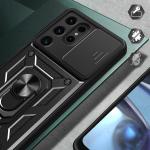 Carcasa Hybrid Armor CamShield compatibila cu Samsung Galaxy S24 Ultra Black 7 - lerato.ro