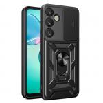 Carcasa Hybrid Armor CamShield compatibila cu Samsung Galaxy S25 Plus Black 2 - lerato.ro