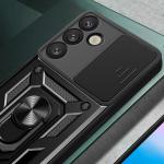 Carcasa Hybrid Armor CamShield compatibila cu Samsung Galaxy S25 Plus Black 8 - lerato.ro