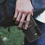 Carcasa Hybrid Armor CamShield compatibila cu Samsung Galaxy S25 Plus Black 4 - lerato.ro