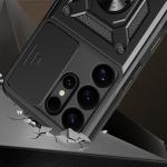Carcasa Hybrid Armor CamShield compatibila cu Samsung Galaxy S25 Ultra Black 9 - lerato.ro