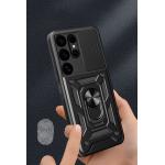 Carcasa Hybrid Armor CamShield compatibila cu Samsung Galaxy S25 Ultra Black 4 - lerato.ro