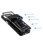Carcasa Hybrid Armor CamShield compatibila cu Samsung Galaxy Z Flip 4 5G Black 9 - lerato.ro