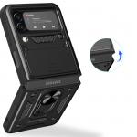 Carcasa Hybrid Armor CamShield compatibila cu Samsung Galaxy Z Flip 4 5G Black 11 - lerato.ro