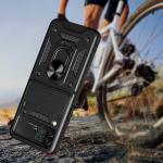 Carcasa Hybrid Armor CamShield compatibila cu Samsung Galaxy Z Flip 4 5G Black 7 - lerato.ro