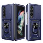 Carcasa Hybrid Armor CamShield compatibila cu Samsung Galaxy Z Fold 4 5G Blue 3 - lerato.ro