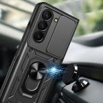 Carcasa Hybrid Armor CamShield compatibila cu Samsung Galaxy Z Fold 5 Black 4 - lerato.ro