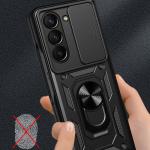 Carcasa Hybrid Armor CamShield compatibila cu Samsung Galaxy Z Fold 5 Black 5 - lerato.ro