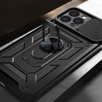 Carcasa Hybrid Armor CamShield compatibila cu Realme 10 Pro Plus Black