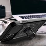 Carcasa Hybrid Armor CamShield compatibila cu Realme 10 Black 7 - lerato.ro