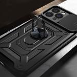 Carcasa Hybrid Armor CamShield compatibila cu iPhone 13 Pro Black