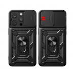 Carcasa Hybrid Armor CamShield compatibila cu iPhone 15 Pro Max Black 3 - lerato.ro