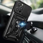 Carcasa Hybrid Armor CamShield compatibila cu iPhone 16 Pro Max Black 4 - lerato.ro