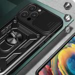 Carcasa Hybrid Armor CamShield compatibila cu iPhone 16 Pro Black 6 - lerato.ro