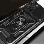 Carcasa Hybrid Armor CamShield compatibila cu iPhone 16 Pro Black 7 - lerato.ro