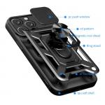 Carcasa Hybrid Armor CamShield compatibila cu iPhone 16 Pro Black 8 - lerato.ro