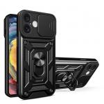 Carcasa Hybrid Armor CamShield compatibila cu iPhone 16 Black 8 - lerato.ro