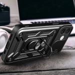 Carcasa Hybrid Armor CamShield compatibila cu iPhone 16 Black 11 - lerato.ro