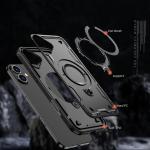 Carcasa Hybrid Armor Trendy MagSafe compatibila cu iPhone 16 Plus Black 6 - lerato.ro