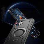 Carcasa Hybrid Armor Trendy MagSafe compatibila cu iPhone 16 Plus Black 4 - lerato.ro