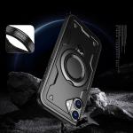 Carcasa Hybrid Armor Trendy MagSafe compatibila cu iPhone 16 Plus Black 5 - lerato.ro
