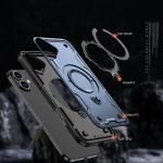 Carcasa Hybrid Armor Trendy MagSafe compatibila cu iPhone 16 Plus Blue 6 - lerato.ro