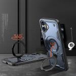 Carcasa Hybrid Armor Trendy MagSafe compatibila cu iPhone 16 Plus Blue 5 - lerato.ro