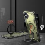 Carcasa Hybrid Armor Trendy MagSafe compatibila cu iPhone 16 Plus Green 3 - lerato.ro