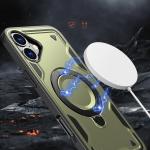 Carcasa Hybrid Armor Trendy MagSafe compatibila cu iPhone 16 Plus Green 5 - lerato.ro
