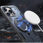 Carcasa Hybrid Armor Trendy MagSafe compatibila cu iPhone 16 Pro Blue 5 - lerato.ro