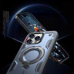 Carcasa Hybrid Armor Trendy MagSafe compatibila cu iPhone 16 Pro Blue 3 - lerato.ro