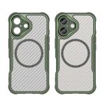 Carcasa Leading Silicone MagSafe compatibila cu iPhone 16 Plus Green 8 - lerato.ro