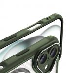Carcasa Leading Silicone MagSafe compatibila cu iPhone 16 Plus Green 6 - lerato.ro