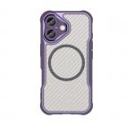 Carcasa Leading Silicone MagSafe compatibila cu iPhone 16 Plus Purple 2 - lerato.ro