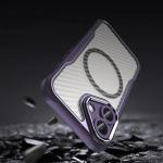 Carcasa Leading Silicone MagSafe compatibila cu iPhone 16 Plus Purple 8 - lerato.ro