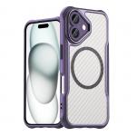 Carcasa Leading Silicone MagSafe compatibila cu iPhone 16 Plus Purple 6 - lerato.ro