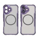 Carcasa Leading Silicone MagSafe compatibila cu iPhone 16 Plus Purple 7 - lerato.ro