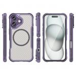 Carcasa Leading Silicone MagSafe compatibila cu iPhone 16 Plus Purple 11 - lerato.ro