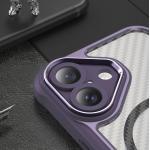 Carcasa Leading Silicone MagSafe compatibila cu iPhone 16 Plus Purple 4 - lerato.ro