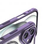 Carcasa Leading Silicone MagSafe compatibila cu iPhone 16 Plus Purple 3 - lerato.ro
