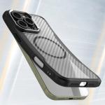 Carcasa Leading Silicone MagSafe compatibila cu iPhone 16 Pro Max Black 6 - lerato.ro