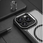 Carcasa Leading Silicone MagSafe compatibila cu iPhone 16 Pro Max Black 5 - lerato.ro