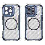 Carcasa Leading Silicone MagSafe compatibila cu iPhone 16 Pro Max Blue 10 - lerato.ro