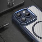 Carcasa Leading Silicone MagSafe compatibila cu iPhone 16 Pro Max Blue 7 - lerato.ro