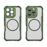 Carcasa Leading Silicone MagSafe compatibila cu iPhone 16 Pro Max Green 5 - lerato.ro