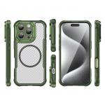 Carcasa Leading Silicone MagSafe compatibila cu iPhone 16 Pro Max Green 10 - lerato.ro