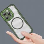 Carcasa Leading Silicone MagSafe compatibila cu iPhone 16 Pro Max Green 7 - lerato.ro