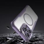 Carcasa Leading Silicone MagSafe compatibila cu iPhone 16 Pro Max Purple 10 - lerato.ro